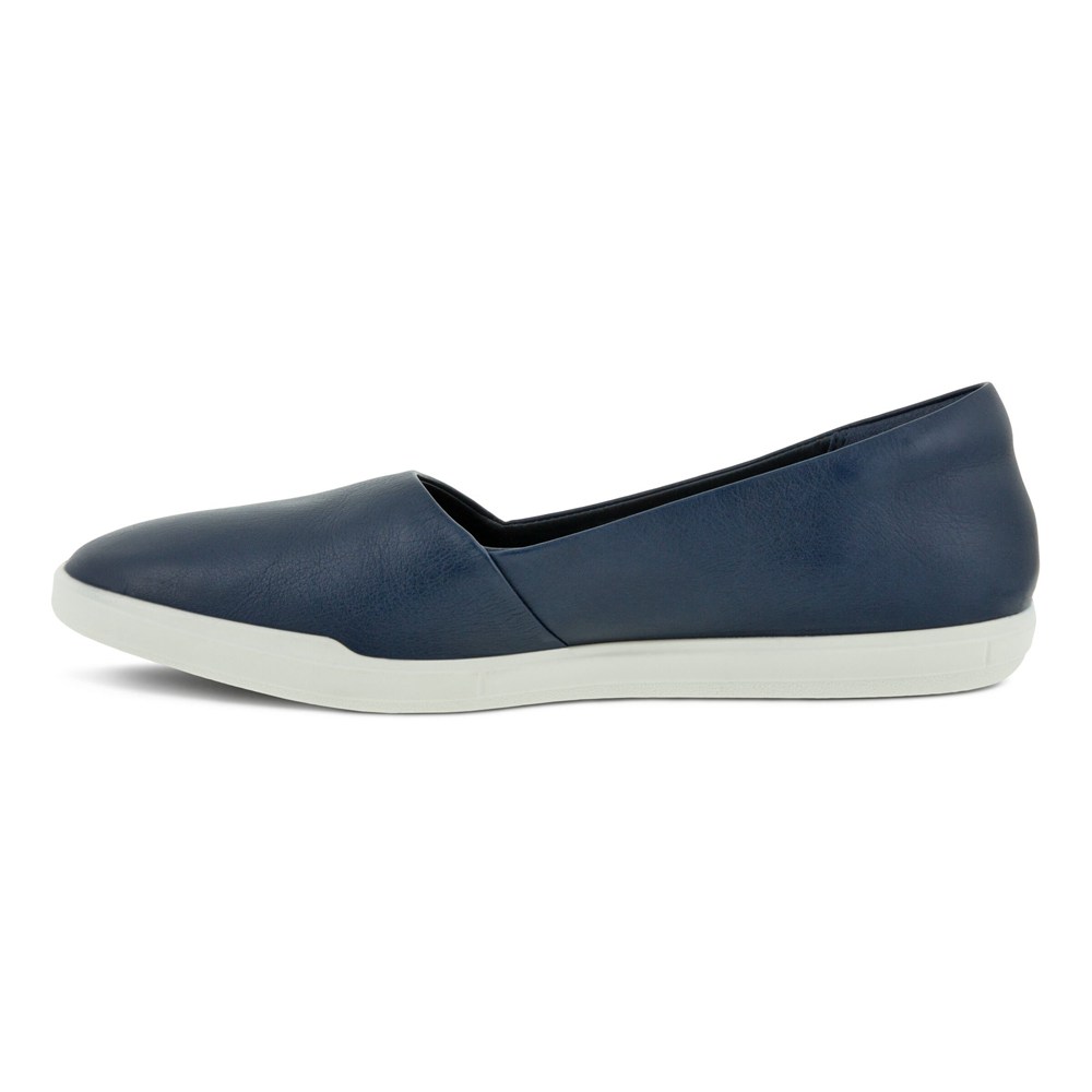 ECCO Womens Loafer Navy - Simpil - NTU-748209